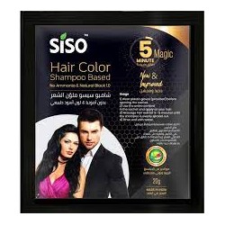 Siso 5 Minute Magic Hair Color, (Natural Black 1.0) - 20g