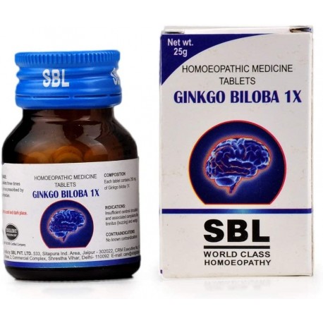 SBL Ginkgo Biloba 1X Tablets - 25g