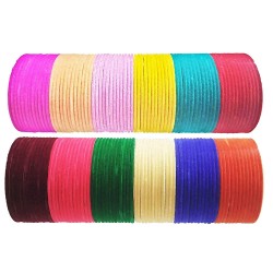 Metal Bangles  Ethnic Style Multi Color 1 dozen (12 Bangles)