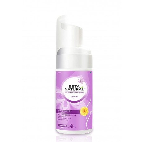 Beta Natural Intimate Wash (Foam Wash-Gentle Protection - Immortelle)