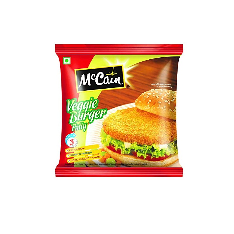 McCain Veggie Burger Patty (360g) Pack Of 2 Grace Basket