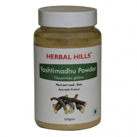 Herbal Hills Yashtimadhu Powder edible licorice - (100gm)