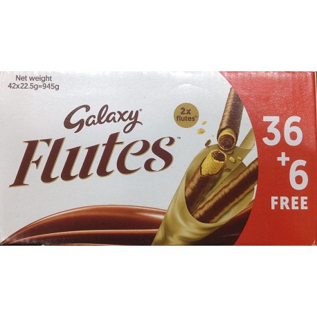 Galaxy Flutes Chocolate Twin Fingers - 945gm