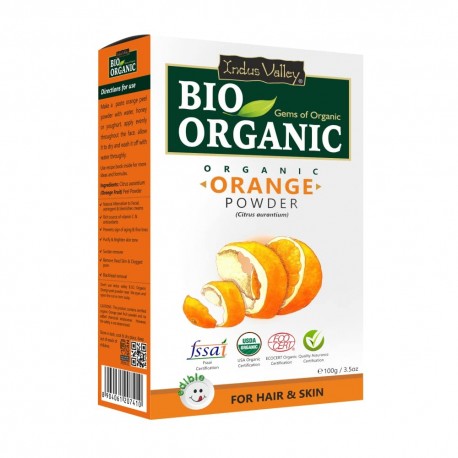 Indus Valley Organic Orange Peel Powder - (100g)