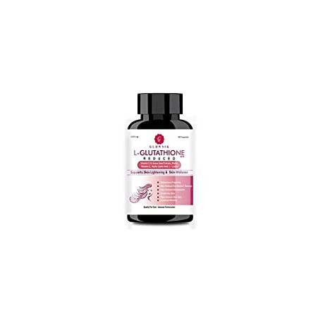 GLOWSIK L-Glutathione for skin with Grape Seed, Vitamin C&E 1000 mg - 60  capsules - Grace Basket