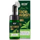 WOW Skin Science Green Tea Foaming Face Wash with Built-In Face Brush - With Green Tea & Aloe Vera 100ml