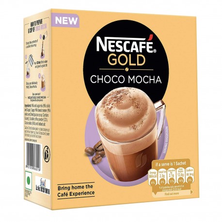 Nescafe Gold Choco Mocha Instant Coffee Premix - 125g (5 Sachets, 25g each)