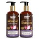 WOW Skin Science Red Onion Black Seed Oil Shampoo & Conditioner Kit 600ml