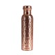 Hammered copper Water Bottle Pure Copper 1000 ml