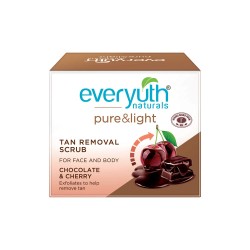 Everyuth Naturals Pure & Light Tan Removal Choco Cherry Scrub - 50Gm