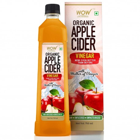 Wow Raw Apple Cider Vinegar - with strand of mother 750ml