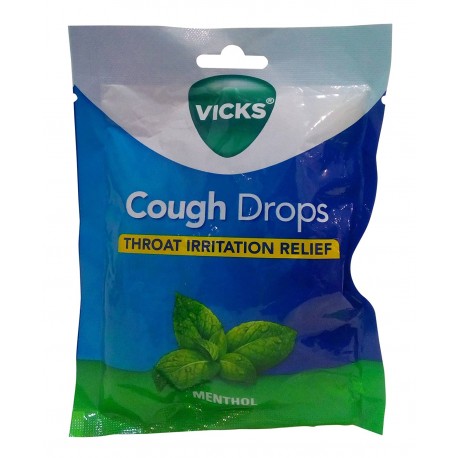 Vicks Cough Drops, Menthol - (20 Pieces Pouch)
