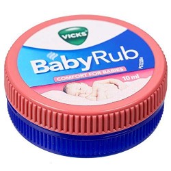 Vicks BabyRub (Soothing Vapour Ointment for Babies) - 10ml