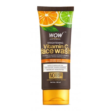 Wow Skin Science Brightening Vitamin C Face Wash 100ml