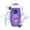 Nivea Body Wash, (Fresh Powerfruit Shower Gel) with Antioxidants & Blueberry Scent - 250ml