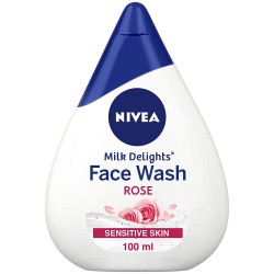Nivea Women Face Wash, Milk Delights Rose - 100ml
