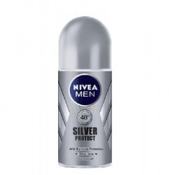 Nivea Deodorant Roll On, (Silver Protect for Men) - 50ml