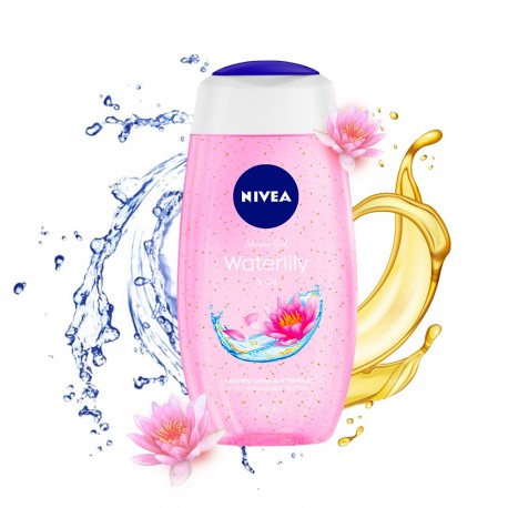 Nivea Body Wash, Waterlily & Oil Shower Gel - 250ml