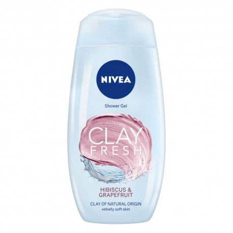 Nivea Women Body Wash (Clay Fresh Hibiscus & Grapefruit Shower Gel) - 250ml