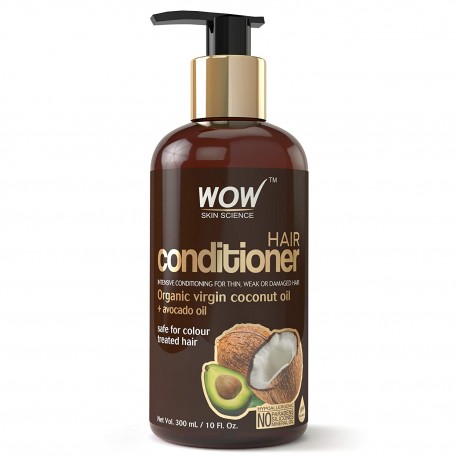 Wow Coconut & Avocado Oil No Parabens & Sulphate Hair Conditioner, 300ml