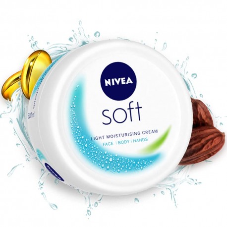 Nivea Soft Light Moisturizer Cream - 100ml