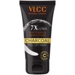 VLCC 7X Ultra Whitening and Brightening Charcoal Peel Off Mask - 100g