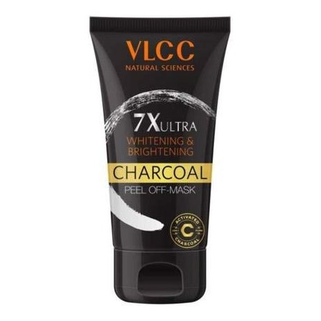 VLCC 7X Ultra Whitening and Brightening Charcoal Peel Off Mask - 100g