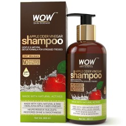 WOW Apple Cider Vinegar No Parabens & Sulphate Shampoo, 300ml