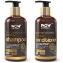 Wow Skin Science Hair Loss Control Therapy Shampoo (300ml) - Hair Loss Control Therapy Conditioner (300ml) Combo