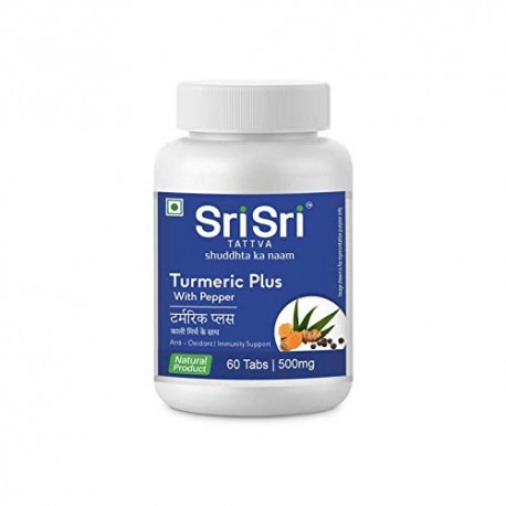 Sri Sri Tattva Turmeric Plus - 60 Tabs