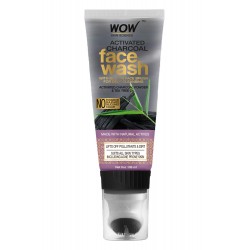 Wow Skin Science Activated Charcoal Face Wash Gel 100ml