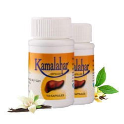 Kamalahar Capsules Ayurvedic Formula For Liver Detox  100 Capsules X 3 Bottles