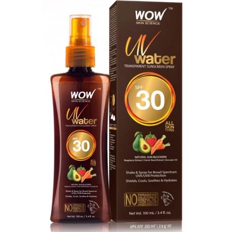 Wow Skin Science UV Water Transparent Sunscreen Spray SPF 30- 100ml