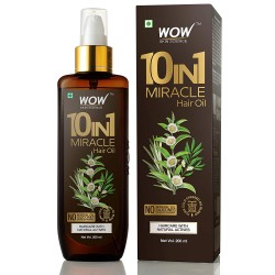 Wow 10 in1 Miracle No Parabens & Mineral Oil Hair Oil, 200ml