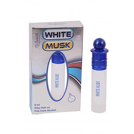 Al-Nuaim White Musk Perfume for Men & Women, 8ML