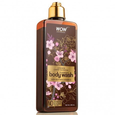 WOW Skin Science Japanese Cherry Blossom Foaming Body Wash 250ml