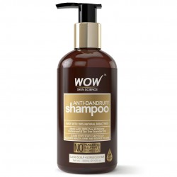 WOW Anti Dandruff No Parabens & Sulphate Shampoo 300ml