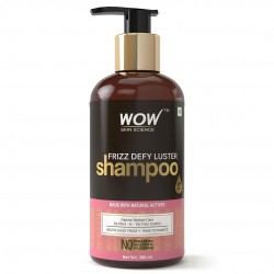 WOW Frizz Defy Luster No Parabens, Sulphate & Silicone Shampoo, 300ml