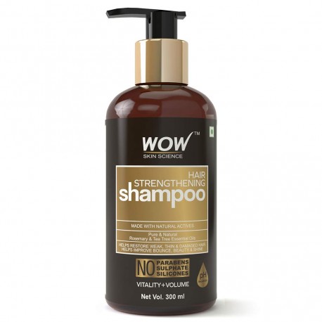 WOW Skin Science Hair Strengthening Shampoo 300ml