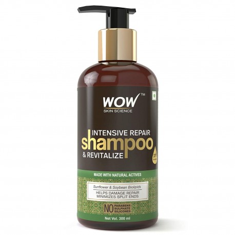 WOW Intensive Repair & Revitalize No Parabens, Sulphate & Silicone Shampoo 300ml