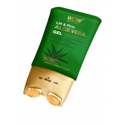 WOW Skin Science Lift & Firm Aloe Vera Gel with Double Roller Massager for Firming Cheeks, Neck & Jawline 120ml