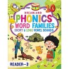 Dreamland Phonics Reader Book 3 for Children - Word Families Short & Long Vowel Sounds, Age 3 -10 Years