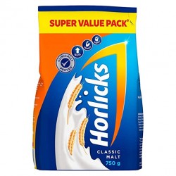 Horlicks Health & Nutrition drink, Refill Pack (Classic Malt) - 750g