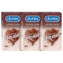 Durex Extra Thin Intense Chocolate Flavoured Condoms For Men -10s (Pack of 3)