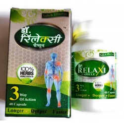 Rajasthan herbals Kusum Enterprises Dr Relaxi Herbal Capsules - 40 Capsule (Pack Of 2)
