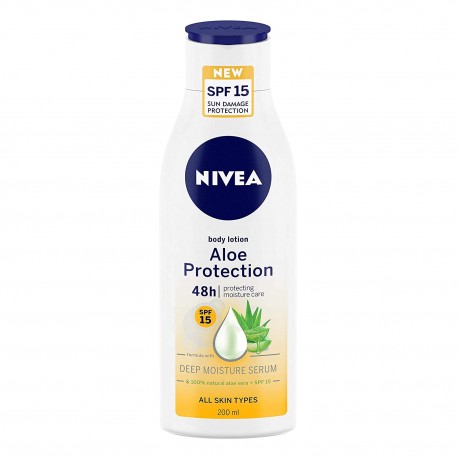Nivea Aloe Protection Body Lotion SPF 15 - 200ml