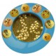JAPP Plastic Pani Puri Serving Bowl Dish Plate (Multicolour) - Set of 4