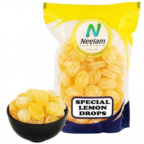 Neelam Foodland Special Lemon Drops (Lemon Candy) - 250gm
