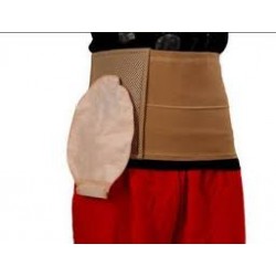USAG OSTOMY BELT FOR STOMA SUPPORT WITH 8CM HOLE DIAMETER (HERNIA BELT)6.2INCH WIDTH(M) Abdomen Support