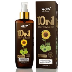 WOW 10 in 1 Miracle No Parabens & Mineral Oil Hair Revitalizer Mist Spray, 200ml